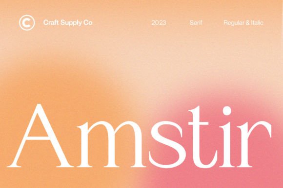 Amstir Typeface Review: A Sophisticated Serif for Web Design