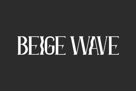 Beige Wave: A Playful Serif Typeface for Modern Web Design
