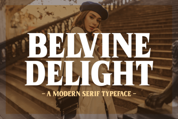 Belvine Delight: A Minimalist Serif for Elegant Branding