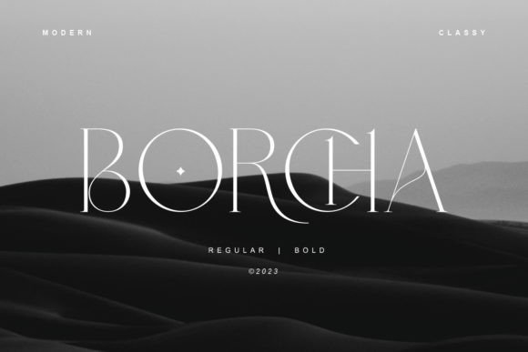 Borcha: A Delicate Serif Font for Elevated Brand Identity