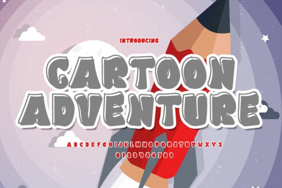 Cartoon Adventure: A Fresh Display Typeface for Modern Campaigns