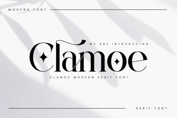 Clamoe: A Stylish Serif Typeface for Modern Web Design