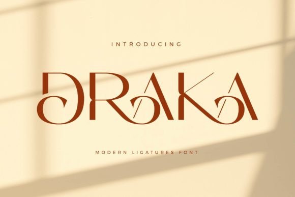 Draka: A Modern Sans Serif Typeface for Editorial Design