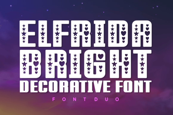 Elfrida Bright: A Sparkling Decorative Typeface for Modern Web Design
