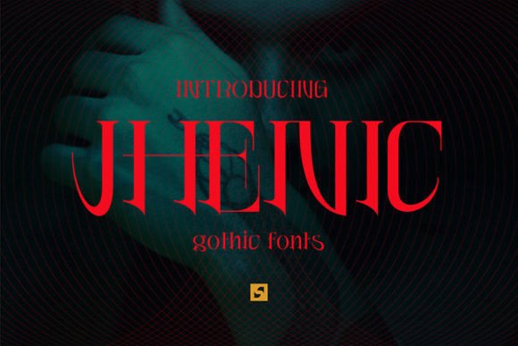 Jhenic: A Gothic Serif Font for Editorial Design