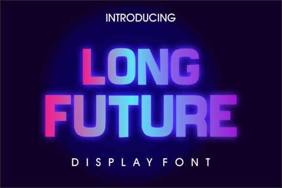 Long Future: A Modern Display Typeface for Editorial Design