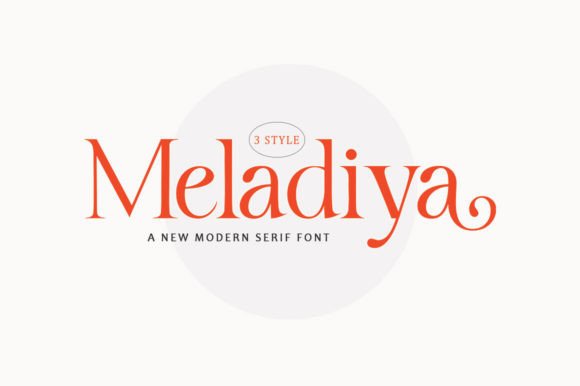 Meladiya: The Elegant Serif Font That Elevates Small Business Branding