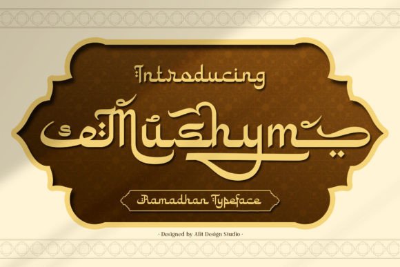 Mushym Arabic Typeface: Elevating Islamic Brand Identity