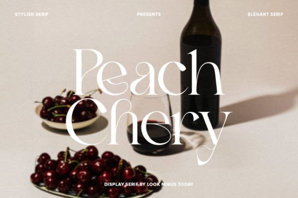 Peach Chery: A Premium Serif Font for Polished Brand Identity