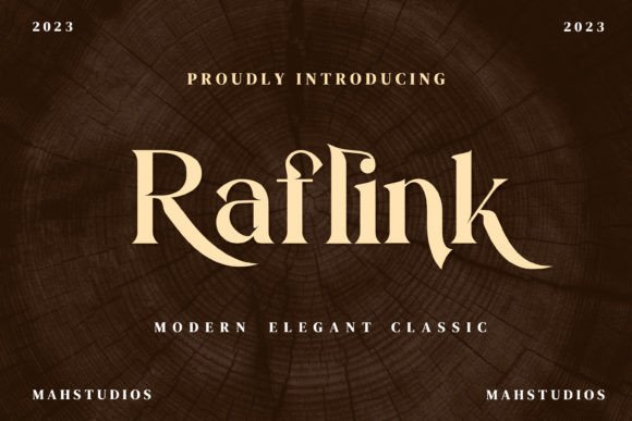 Raflink: The Elegant Serif Typeface for Digital Branding