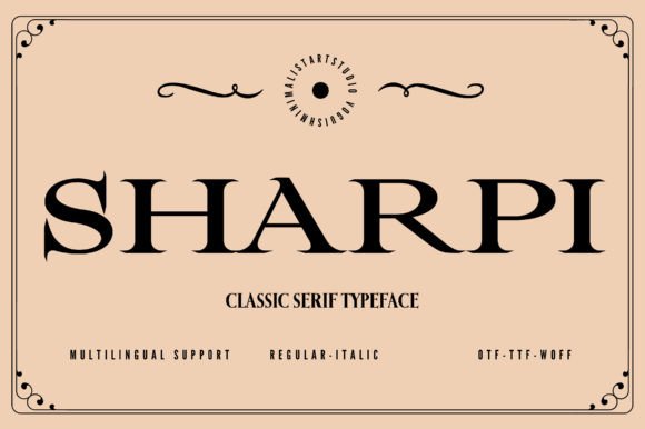 Sharpi: The Minimalist Serif Font for Scroll-Stopping Brand Content