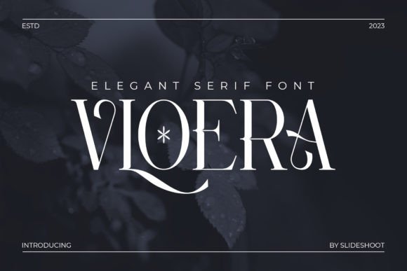 Vloera: The Elegant Serif Font for Modern Editorial Design